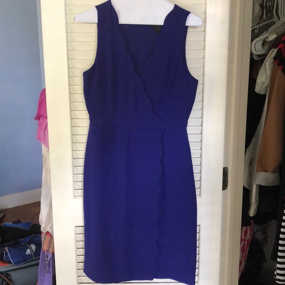 EUC J. Crew Scalloped Dress - Picture 3 of 7